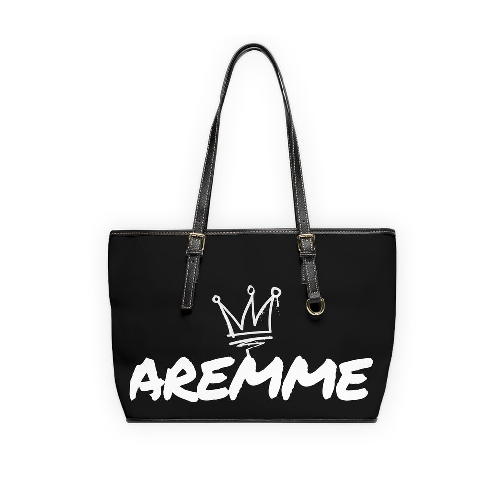 AREMME Crown PU Leather Shoulder Bag