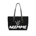 AREMME Crown PU Leather Shoulder Bag