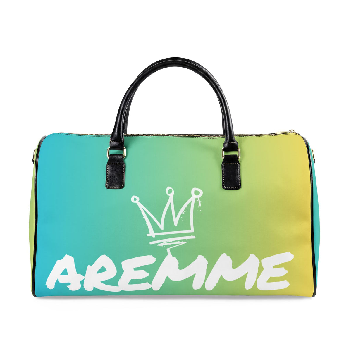AREMME "TROPICAL" Leather Travel Bag