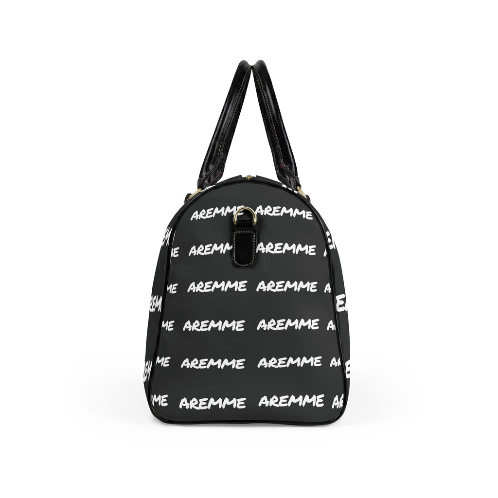 AREMME Patterned Leather Travel Bag
