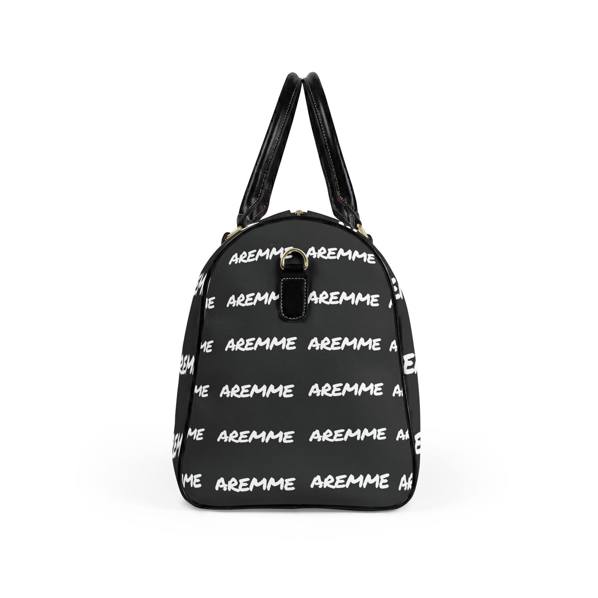 AREMME Patterned Leather Travel Bag