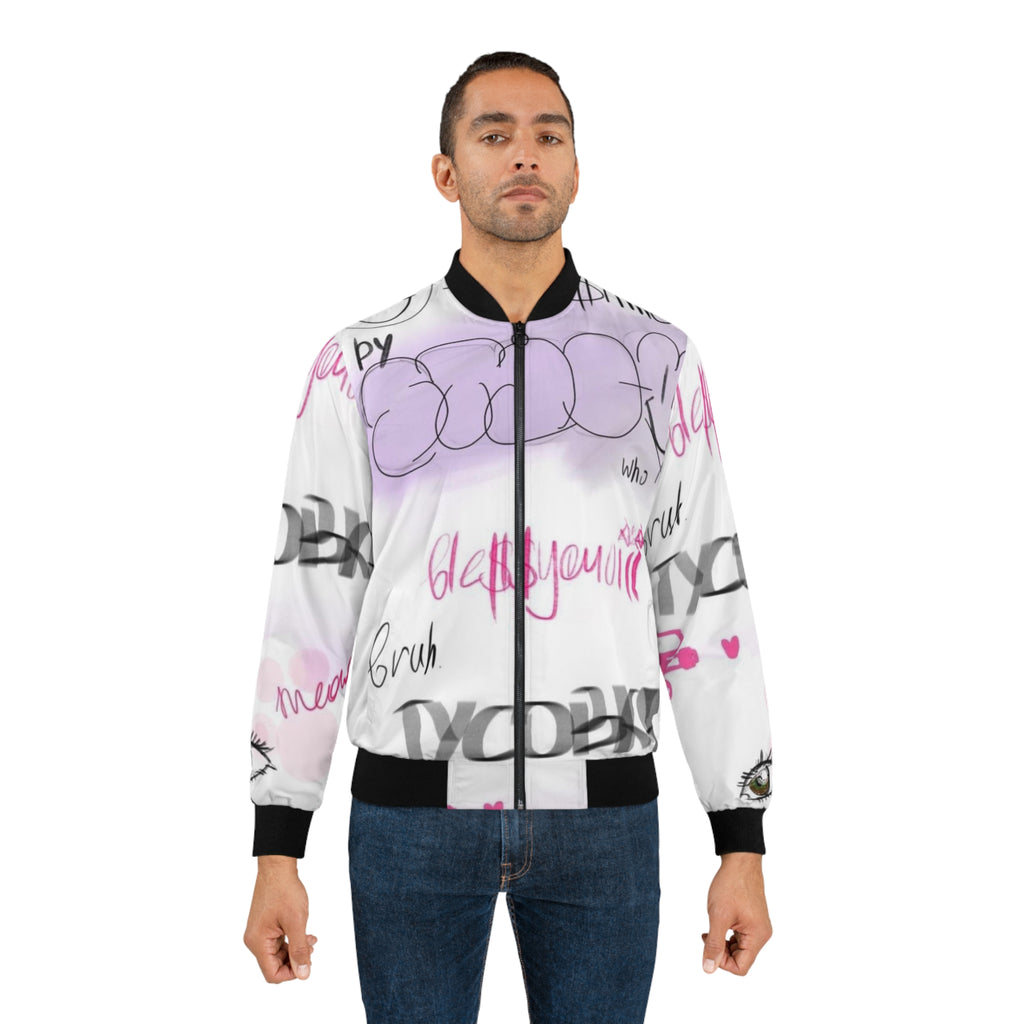 "Pastell/White" Bomber Jacket