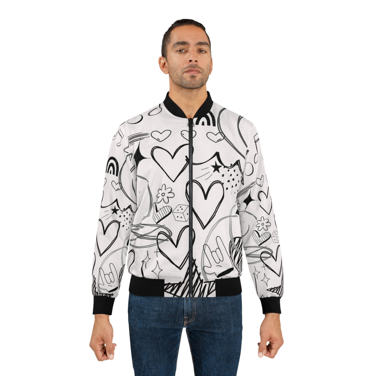 "Sketch" Bomber Jacket