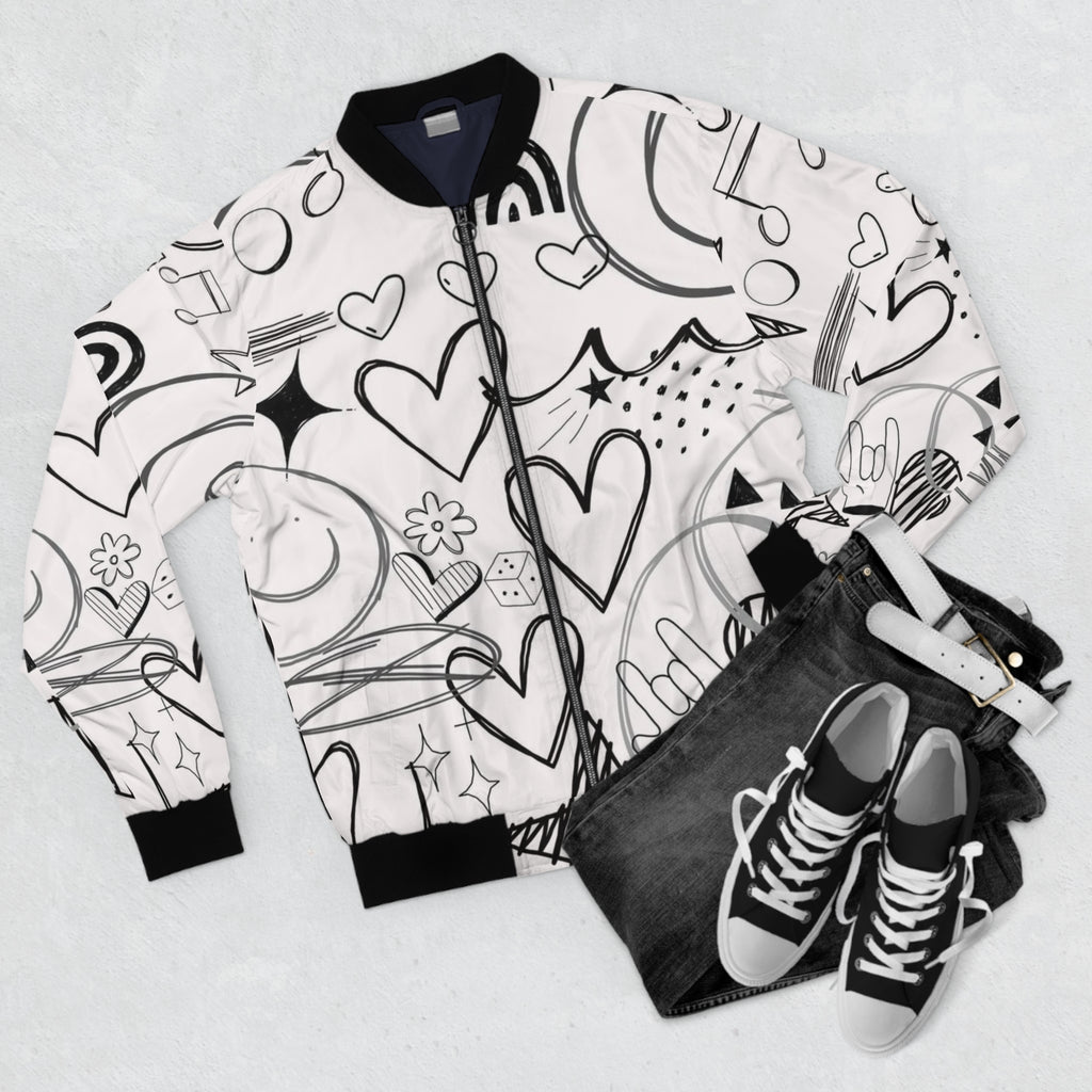 "Sketch" Bomber Jacket