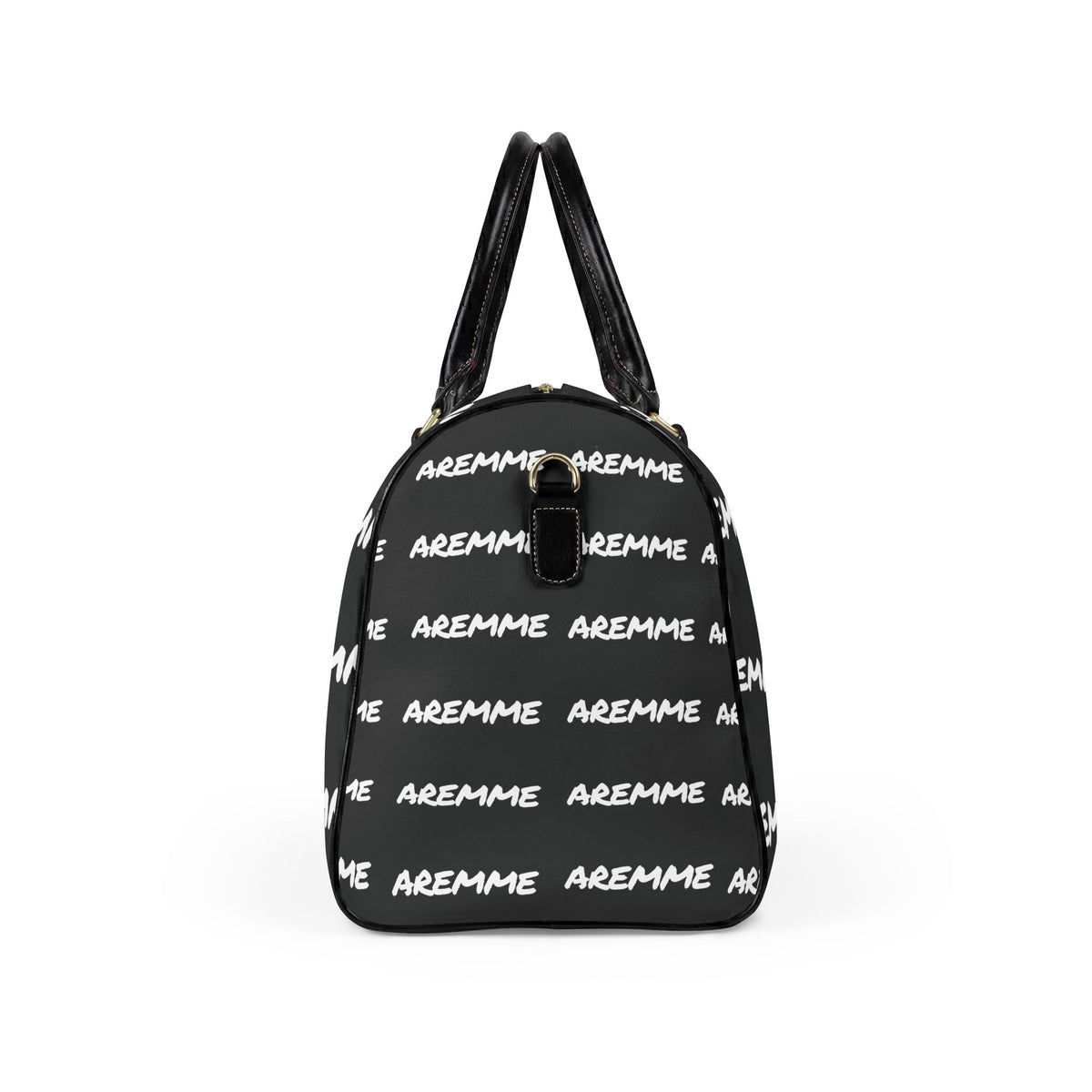 AREMME Patterned Leather Travel Bag