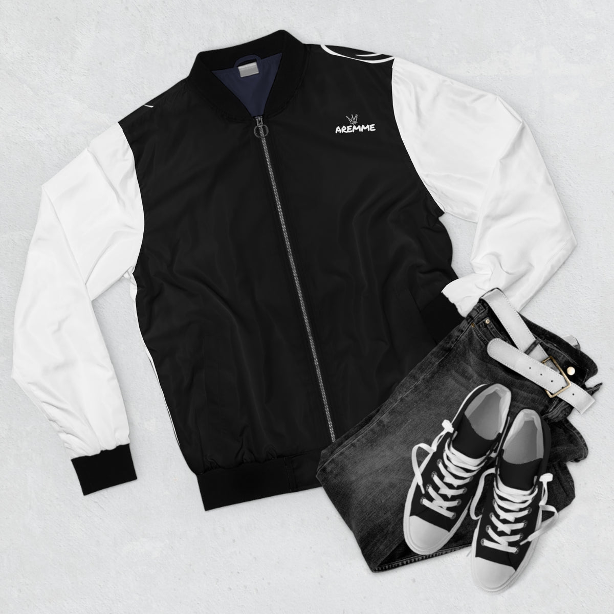 "WE CAN’T BE SAD FOREVER" Bomber Jacket