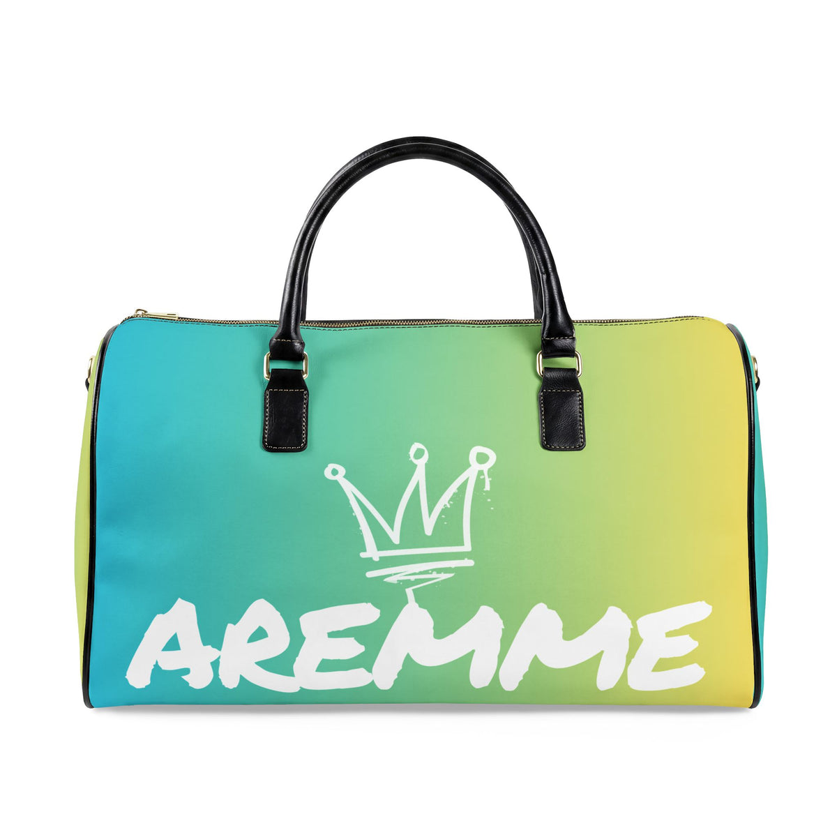 AREMME "TROPICAL" Leather Travel Bag